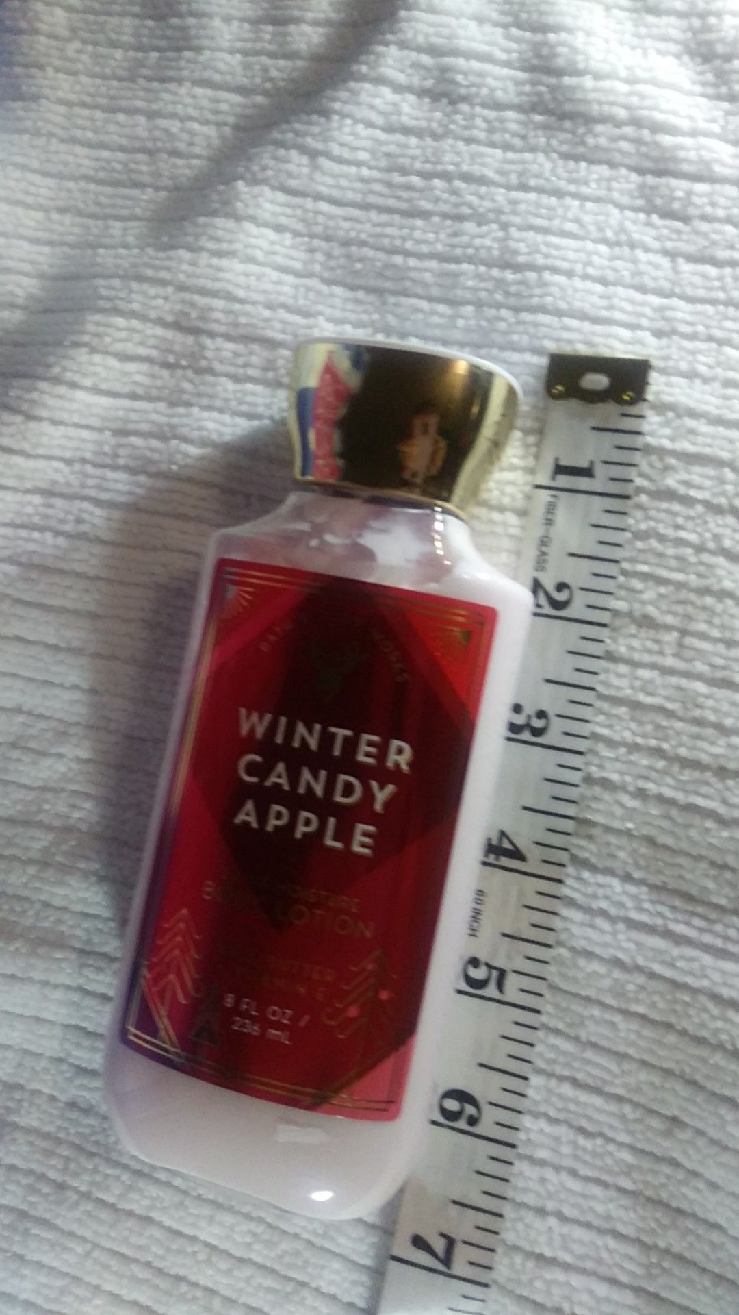 Winter candy apple body lotion 8oz. Bath&bodyworks body cream