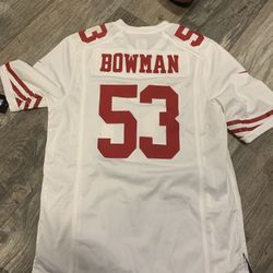 Navarro Bowman 49er Jersey(white)(medium)