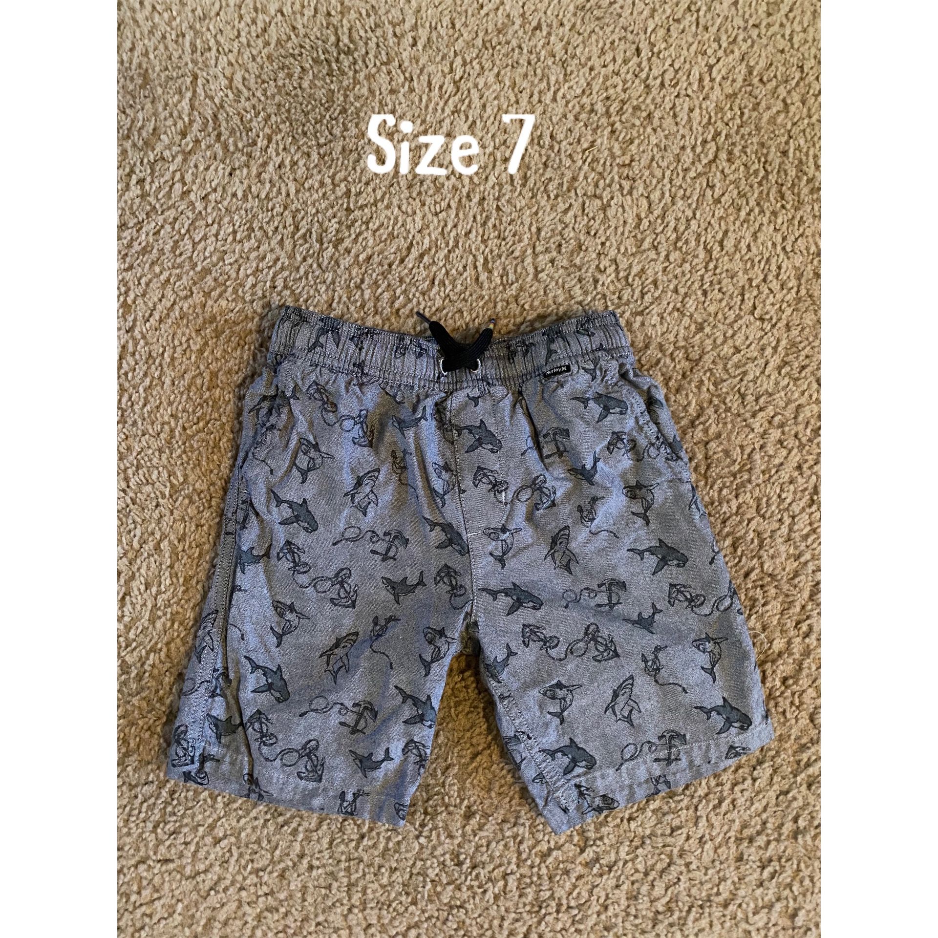 Boys pants and shorts size 5 & 7