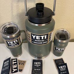 Yeti Rambler Bundle Camp Green Color
