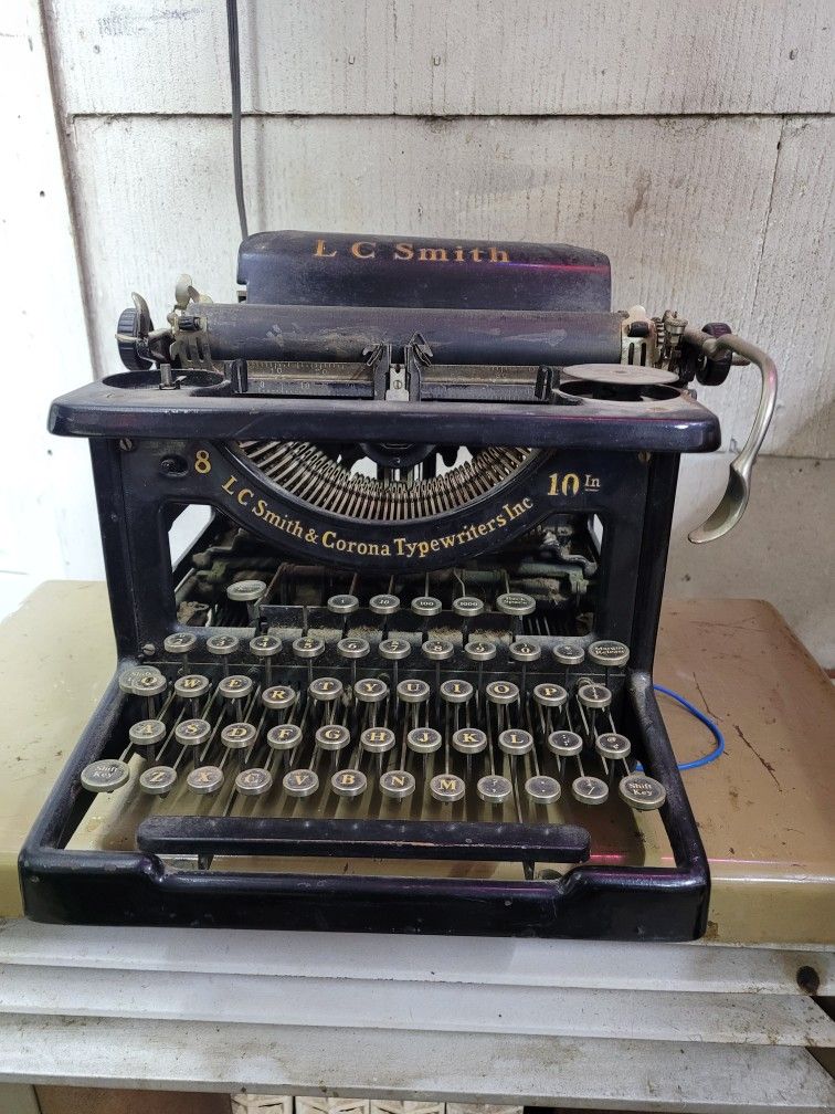 Vintage LC Smith Corona Manual Typewriter
