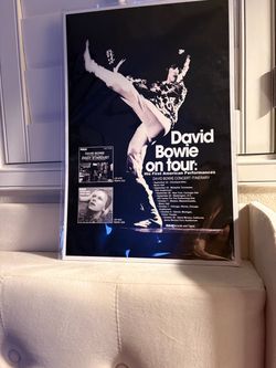 David Bowie On Tour First American Performances Poster