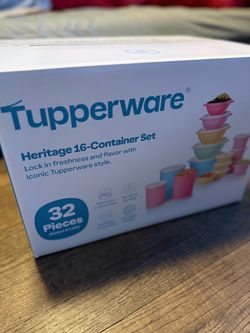 New Tupperware  32 Pieces (Bases & Lids) - Container Food Storage Set