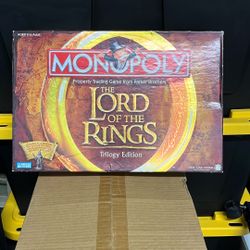 Hasbro Lord Of The Rings Monopoly Complete