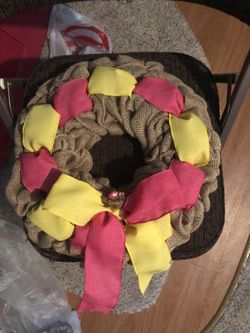 12” Burlap Wreath