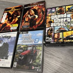 DVD & PC Games Lot – GTA V, Farming Simulator, Hunger Games + More