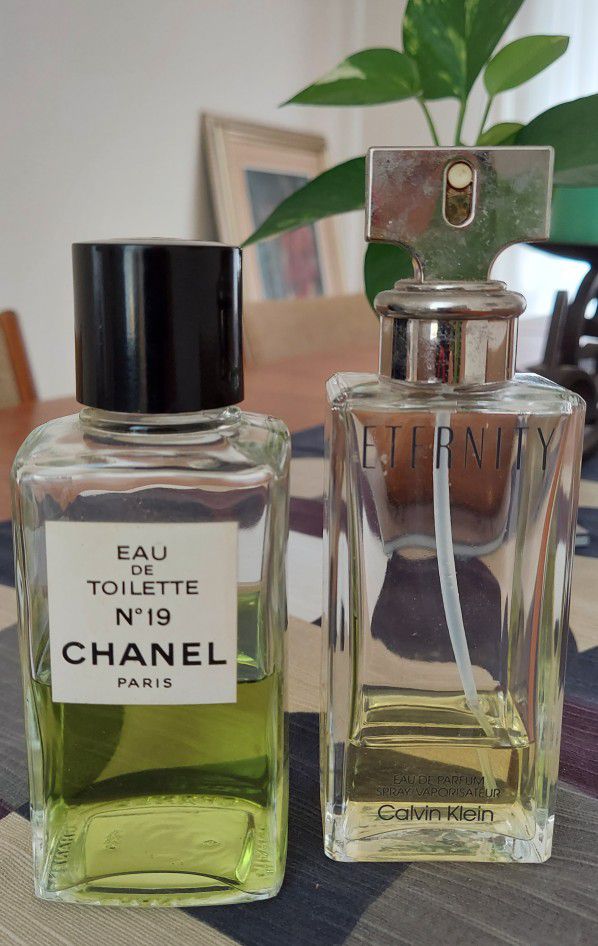 Perfume: CHANEL 19 & Calvin Klein ETERNITY