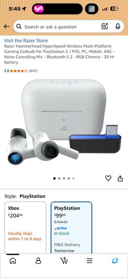 Hammerhead hyper speed ps5 headset