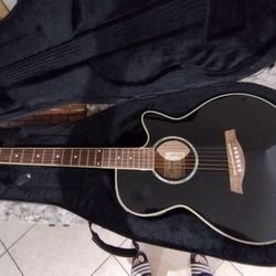 Ibanez Acoustic Electric Guitar With Case