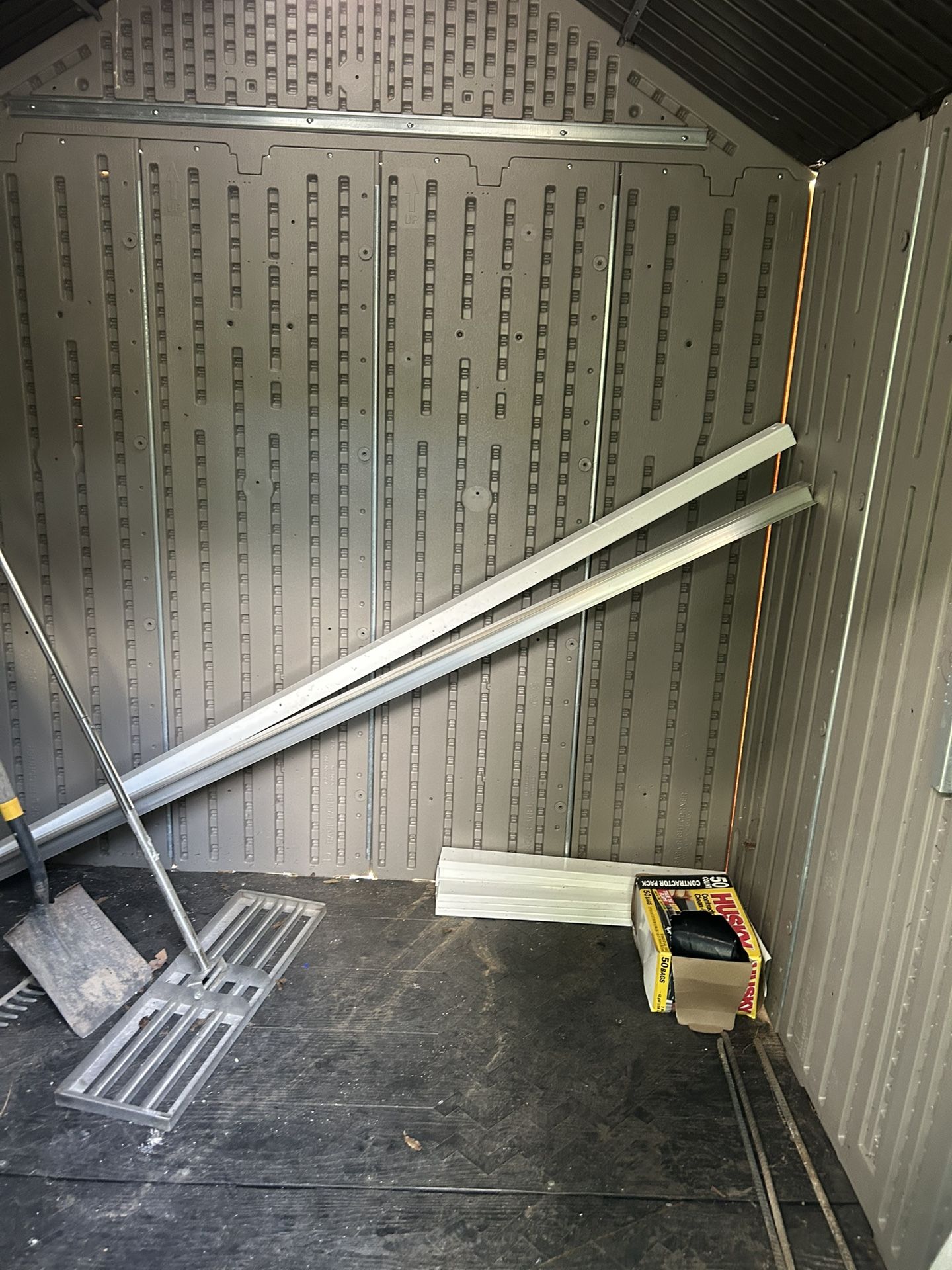 Craftsman 7-ft X 7-ft Modern Gray Storage shed (floor Included