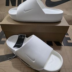 Nike Calm Slide Sail Women's Size 10 Men's Size 8.5  Unixes 