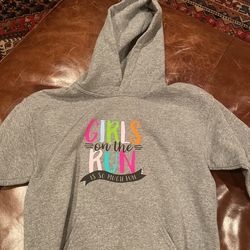 Girls on the Run Grey Hoodie Child M Carmel Valley