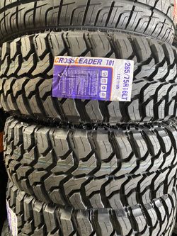 4x mud tires 285x75-16 $560 no bargaining price firm. No reply if you bargaining