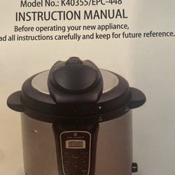 Cooks Essential 4qt Pressure Cooker Instapot