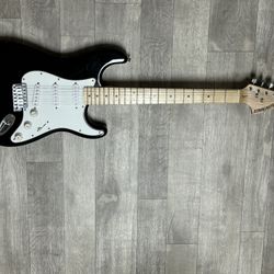 Starcaster Black Solid Body Electric Guitar