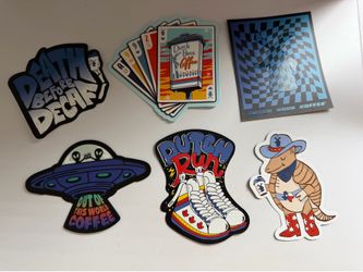 Dutch Bros sticker lot