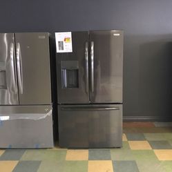Frigidaire Gallery French Door Refrigerator With Water Dispenser And Ice Maker 💧🧊✅ KO9 7