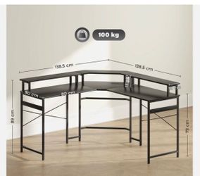 L shaped desk