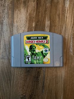 Nintendo 64 Army men Sarges Hero’s 2