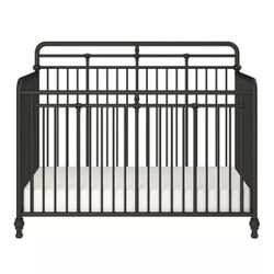 Monarch Hill Hawken 3 in 1 Convertible Metal Crib