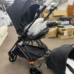 MAMAZING Air Lux - Baby Stroller, Carbon Fiber Frame, Only 15.8 lbs, Compact Folding Stroller