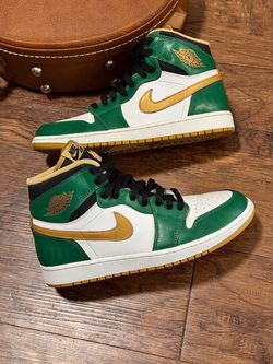 Wow 😮!! 2013 Air Jordan 1  OG “Celtics”  Green / Gold – Men’s Size 10 !