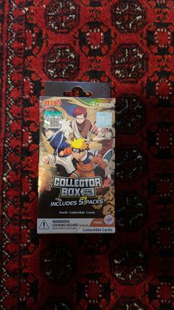 New Naruto Collector Box 5 packs
