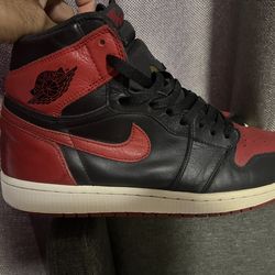 Air Jordan 1 Hi Og Bred 2016 Sz 12