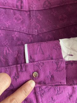Louis Vuitton Purple Monogram Jeans