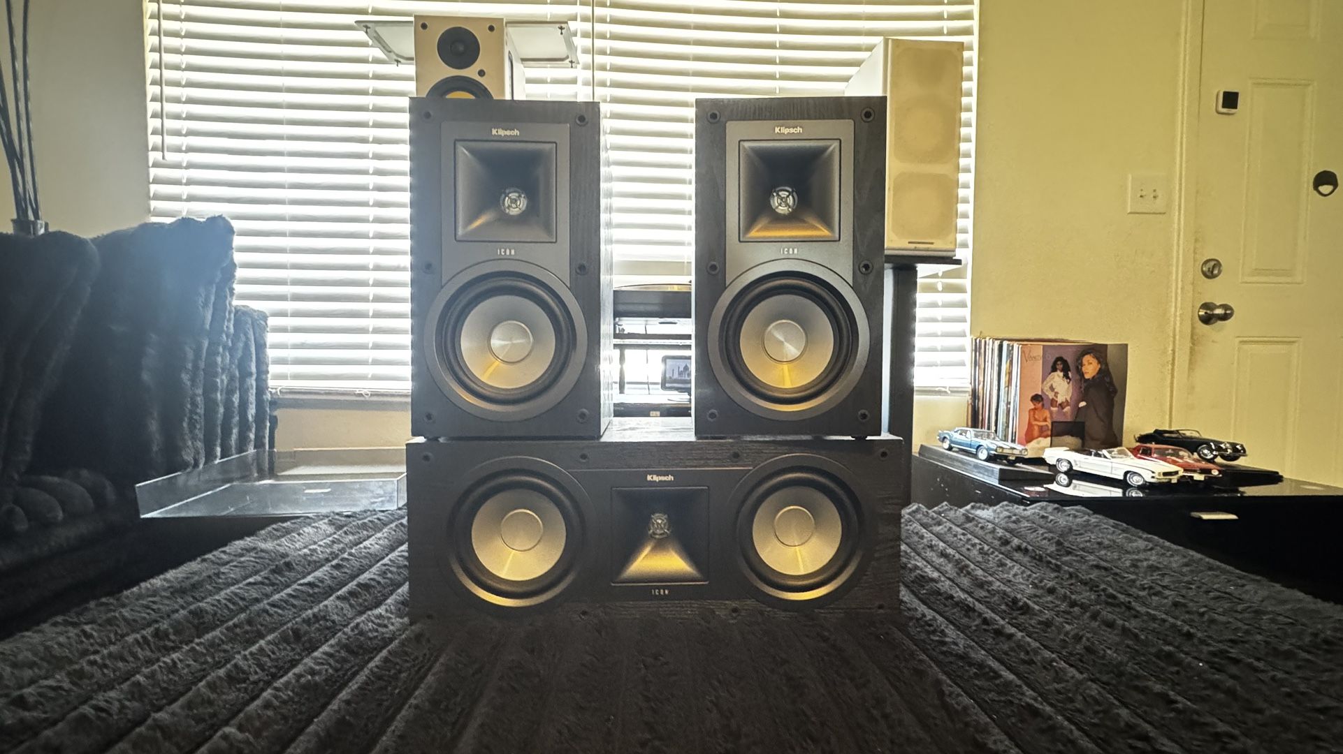 Klipsch ICON KB-15 Bookshelf + Central