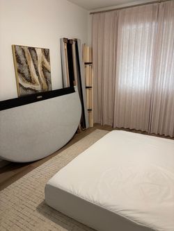 King bed frame and mattress west elm