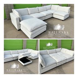 6-Piece Modular Cloud Sectional Couches