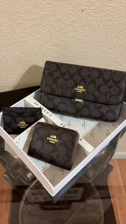 Coach Bag Set Brown