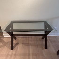 Glass Top Table