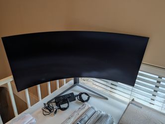 LG 45GR95QE-B Curved Ultragear Gaming Monitor