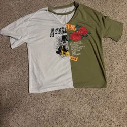 Red And Green Crop Top