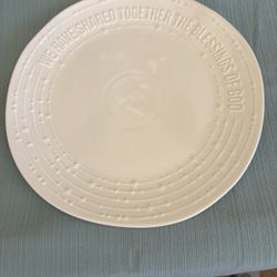 Mary & Martha Blessing Of God Plate