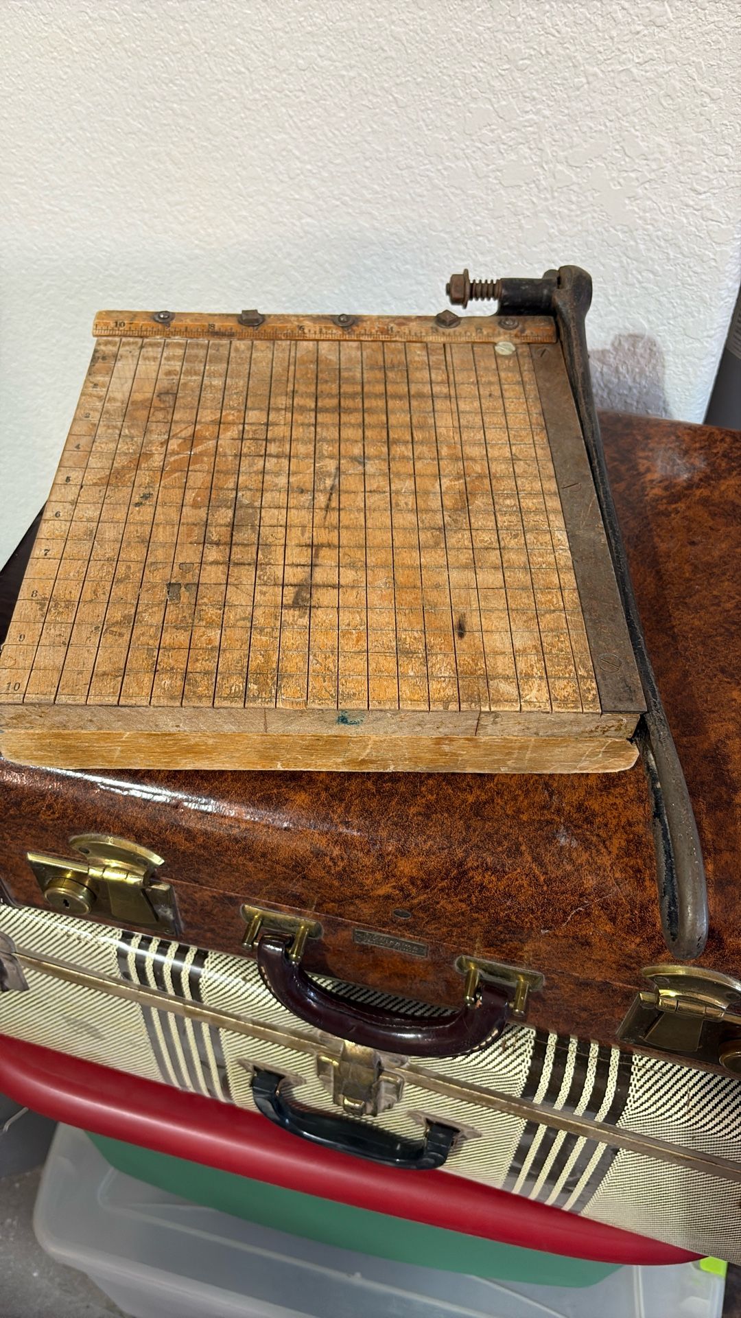 Antique School Paper Cutter 