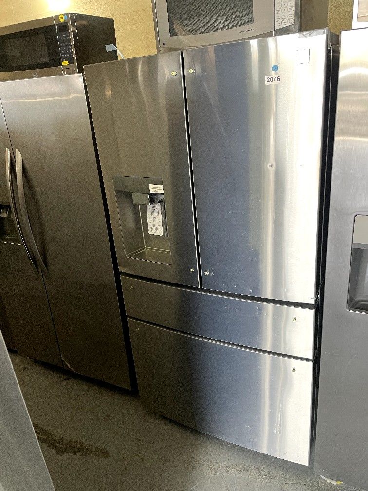 KENMORE ELITE 36” FRENCH DOOR REFRIGERATOR STEEL NO HANDLES $1000