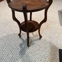 Antique Round Side Table