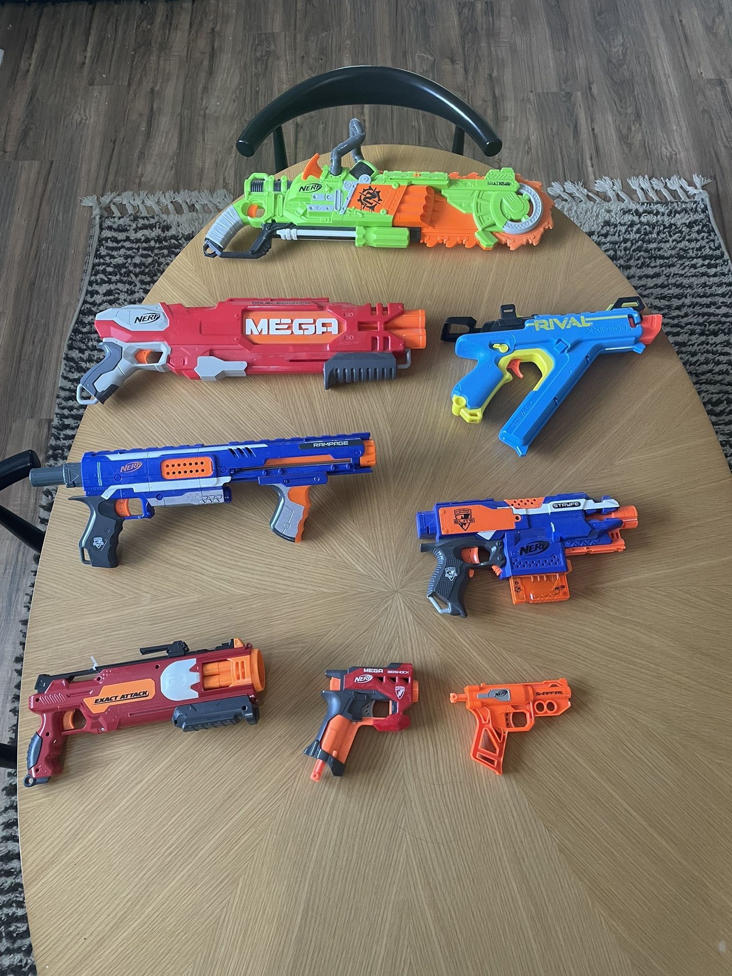 Small Lot of Nerf Guns