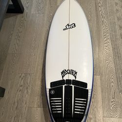5’10” LOST Puddle Jumper with fins 