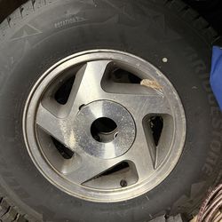 Bridgestone Blizzak Winter Tires + Chains