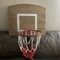 Decorative basketball hoop