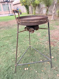 Outdoor Propane Burner with Comal Griddle Stand