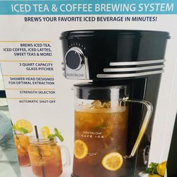 Nostalgia Iced Tea And Coffee Brewing System