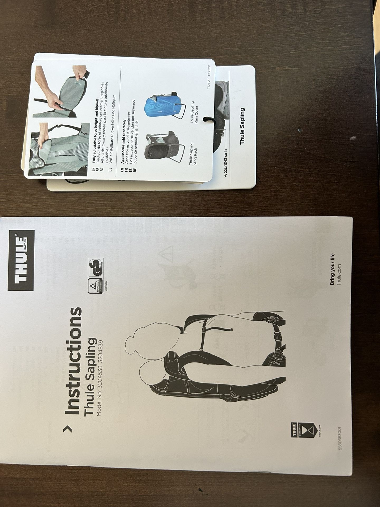 Thule Sapling Hiking Child Carrier Backpack