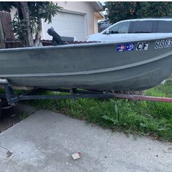 Sears Boat With Trailer