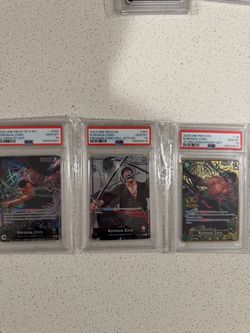 One Piece Card Game Zoro PSA 10