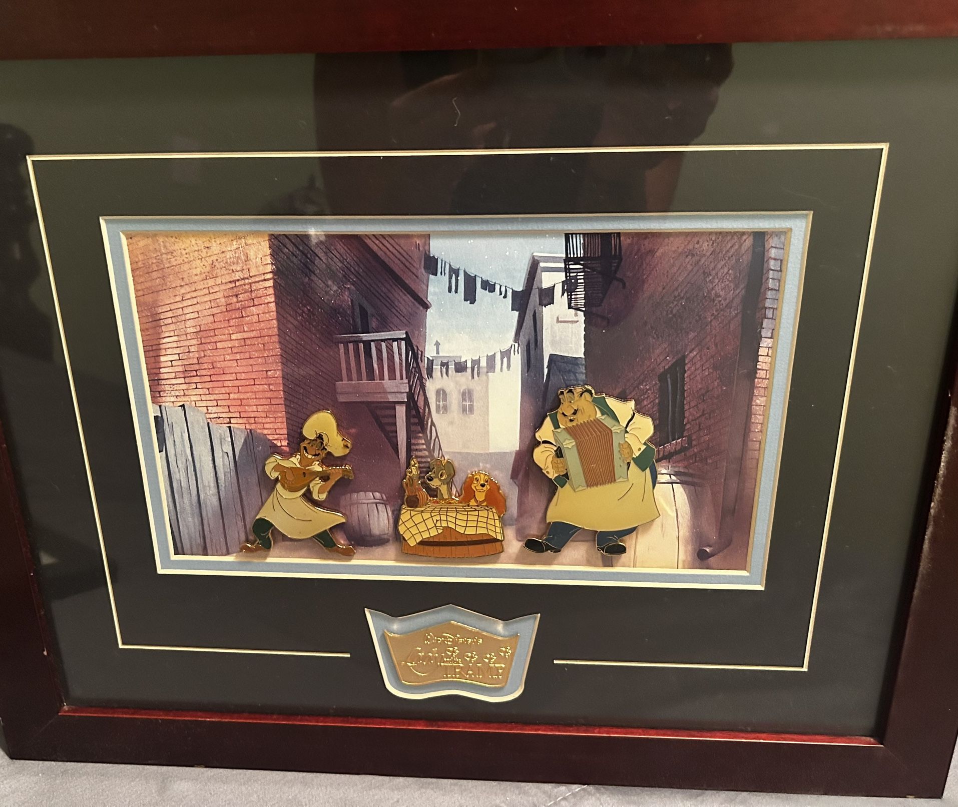 Limited Edition Lady & The Tramp Framed Art